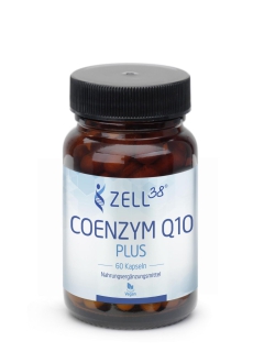 Coenzym Q10 PLUS von Zell 38, 60 Kps. mit Piperin und Cordyceps sinensis